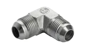 Metalowy kolanko hydrauliczne z gwintami. Różne rozmiary gwintów hydraulicznych są kluczowe dla szczelnych połączeń.